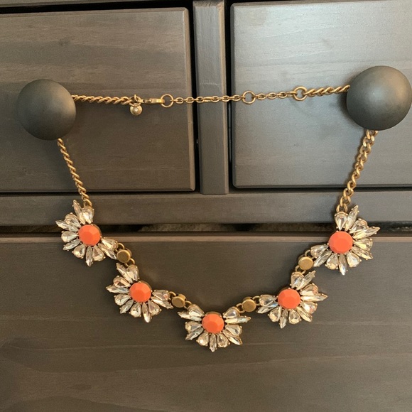 J. Crew Jewelry - J Crew pink and gold necklace.
